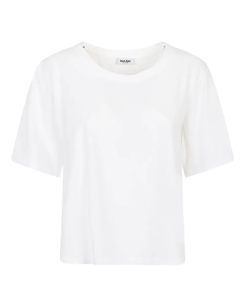 BASE Milano cotton T-shirt - Weiß Weiß