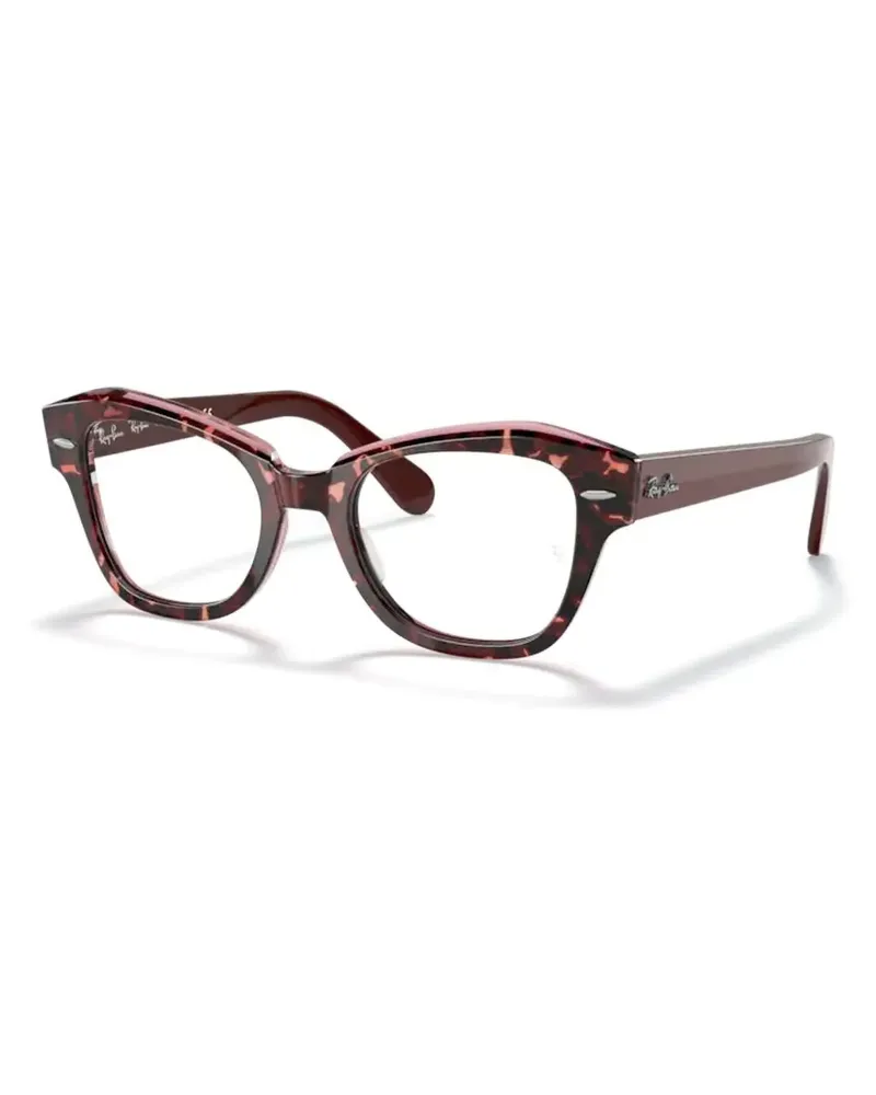 Ray Ban Brille mit Logo - Rot Rot