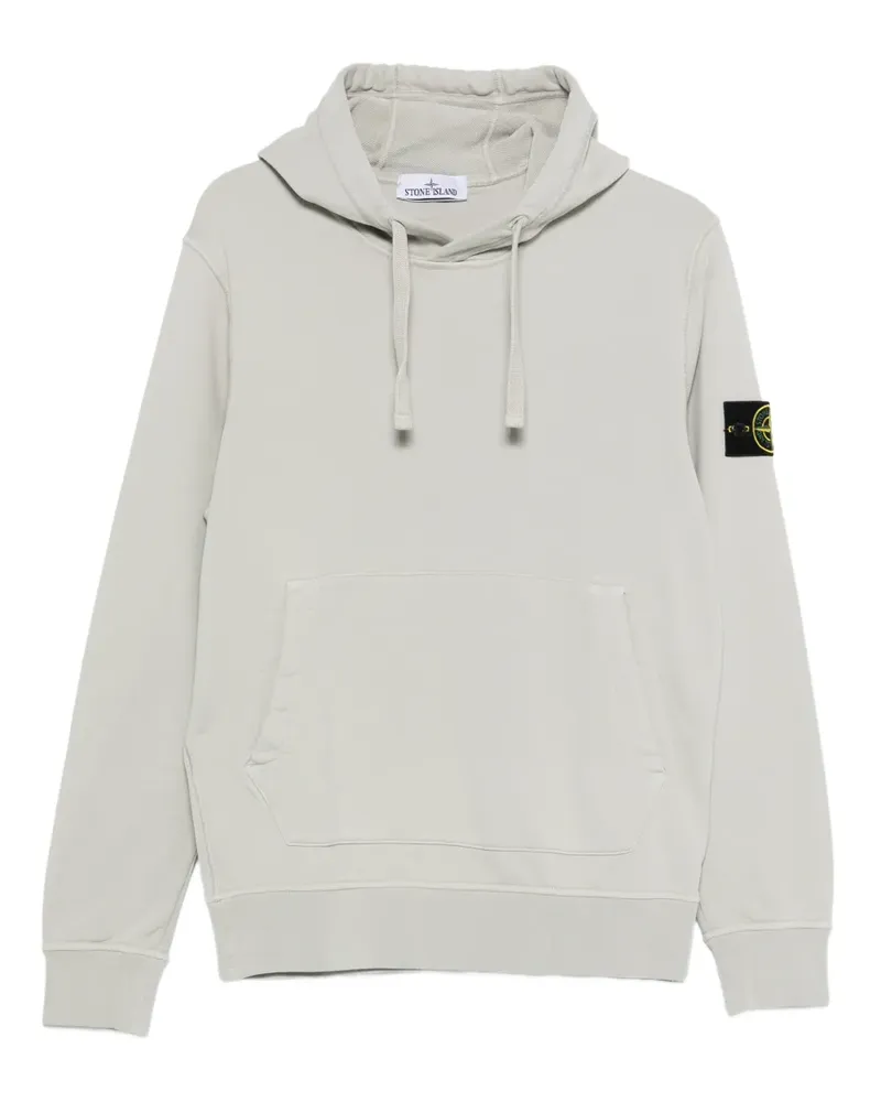 Stone Island kangaroo-pocket hoodie - Grau Grau