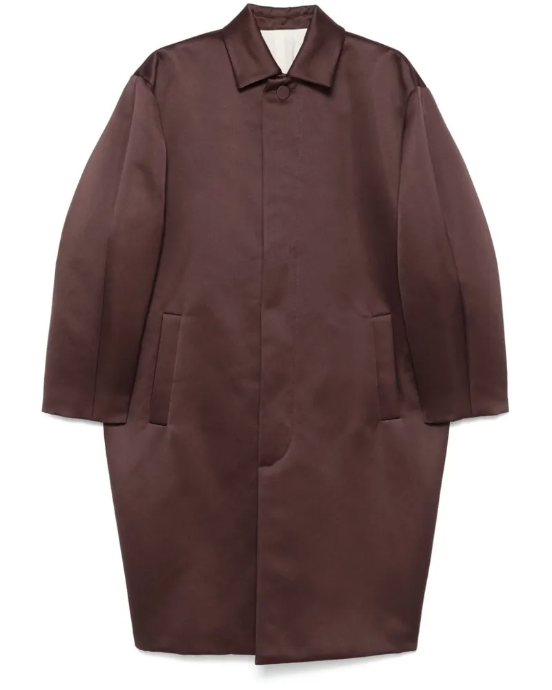 Philosophy Di Lorenzo Serafini Mantel aus Satin - Violett Violett