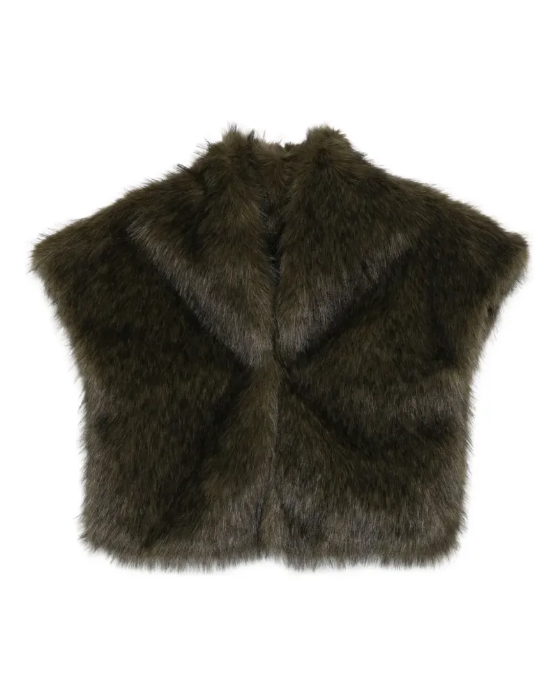 Liviana Conti Sydney Schal aus Faux Fur - Grün Grün