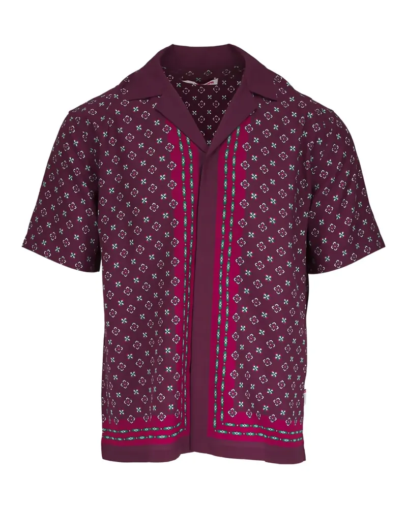 Orlebar Brown floral-patterned shirt - Violett Violett