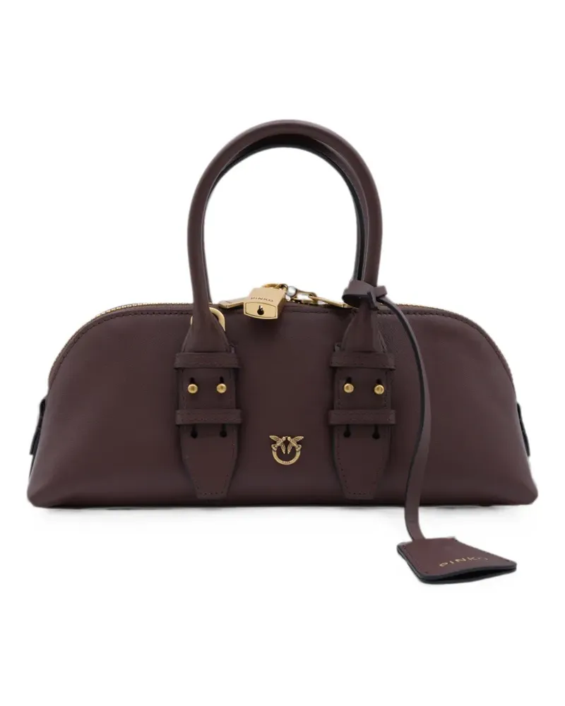 Pinko small Escape leather shoulder bag - Braun Braun