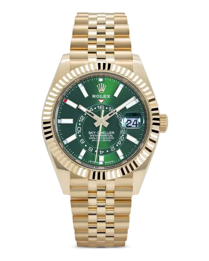Rolex 2025 ungetragene Sky-Dweller Armbanduhr 42mm - Grün Grün
