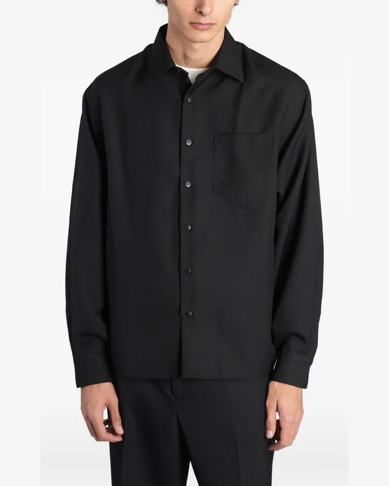 Costumein Hemd mit Brusttaschen - Schwarz Schwarz