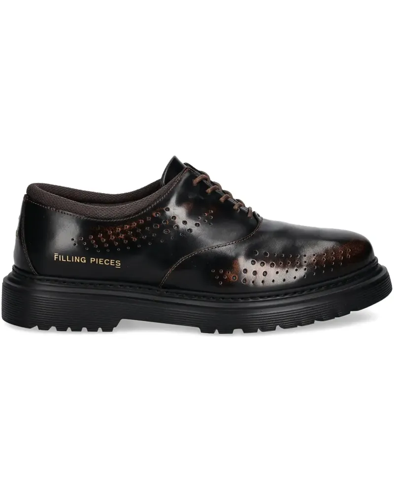 Filling Pieces Perforierte Oxford-Schuhe - Braun Braun