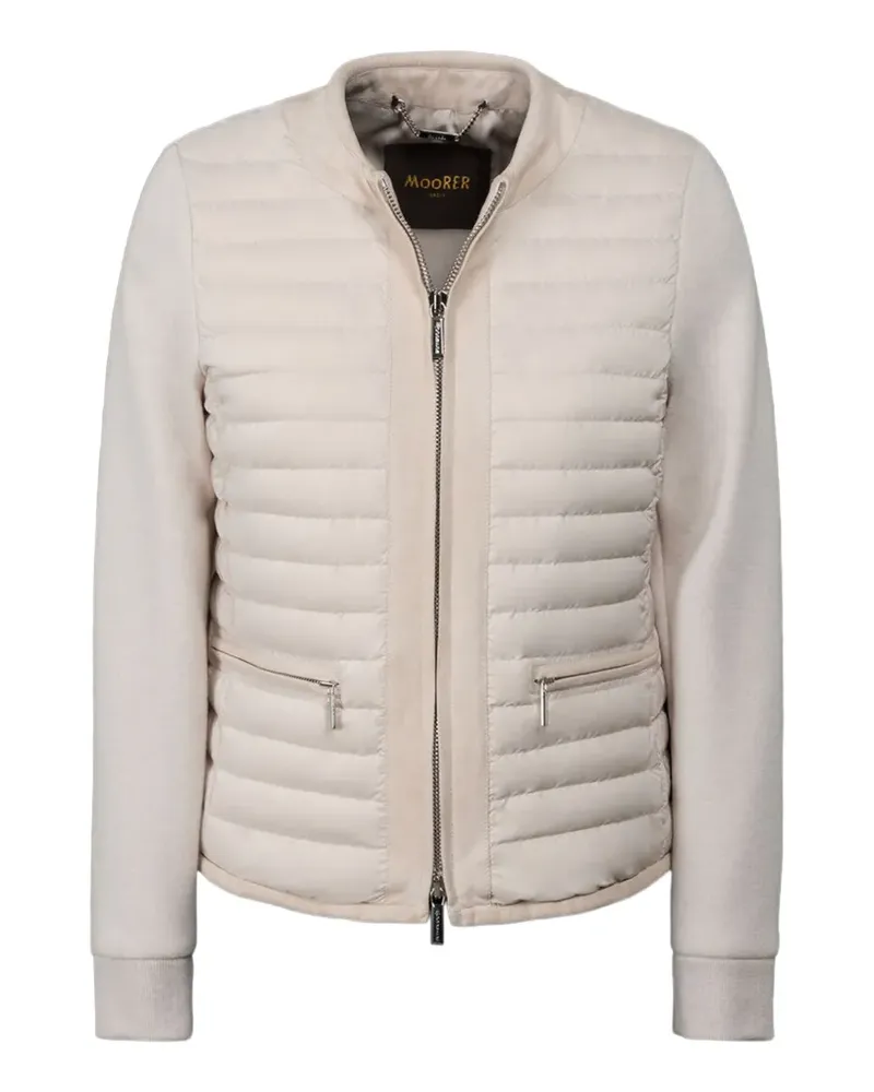 MOORER Velma-Urm quilted jacket - Nude Nude