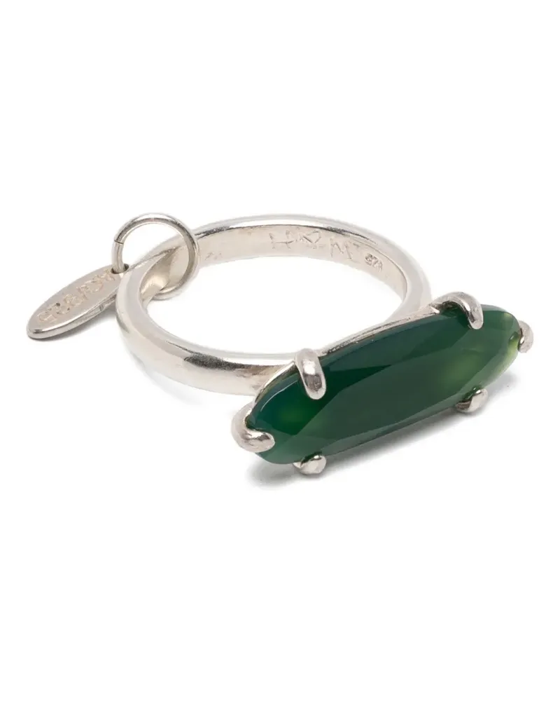 Wouters & Hendrix agate-embellishment ring - Silber Silber