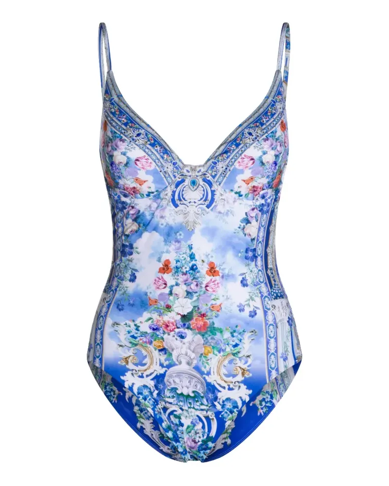 Camilla Ottoman Opulence swimsuit - Blau Blau