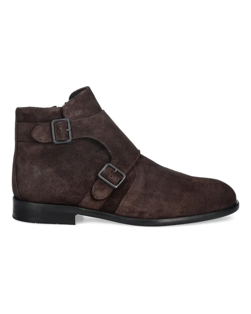 Fly London buckle-detail boots - Braun Braun