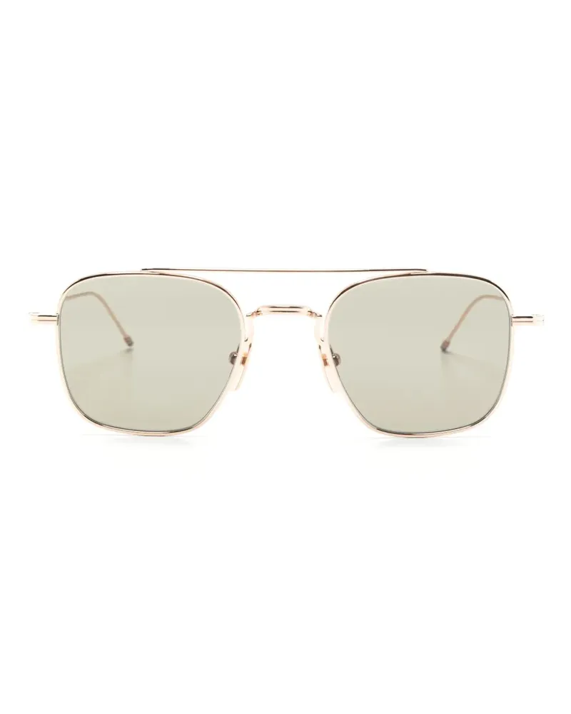 Thom Browne pilot-frame sunglasses - Gold Gold