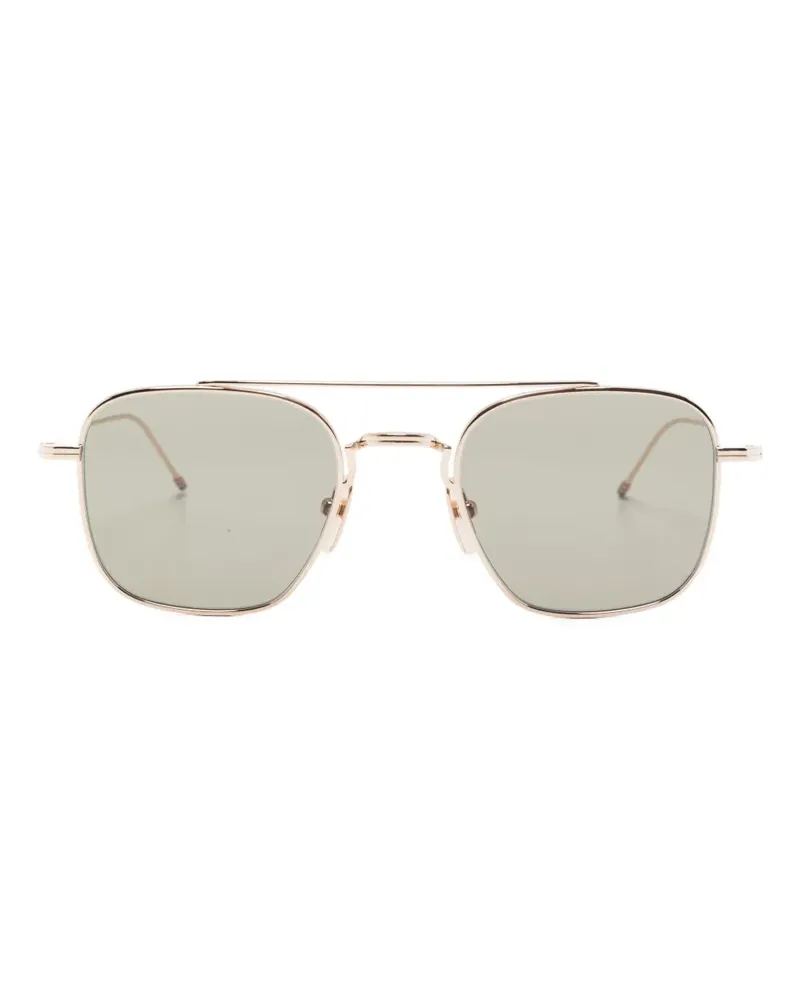 Thom Browne square frame sunglasses - Gold Gold