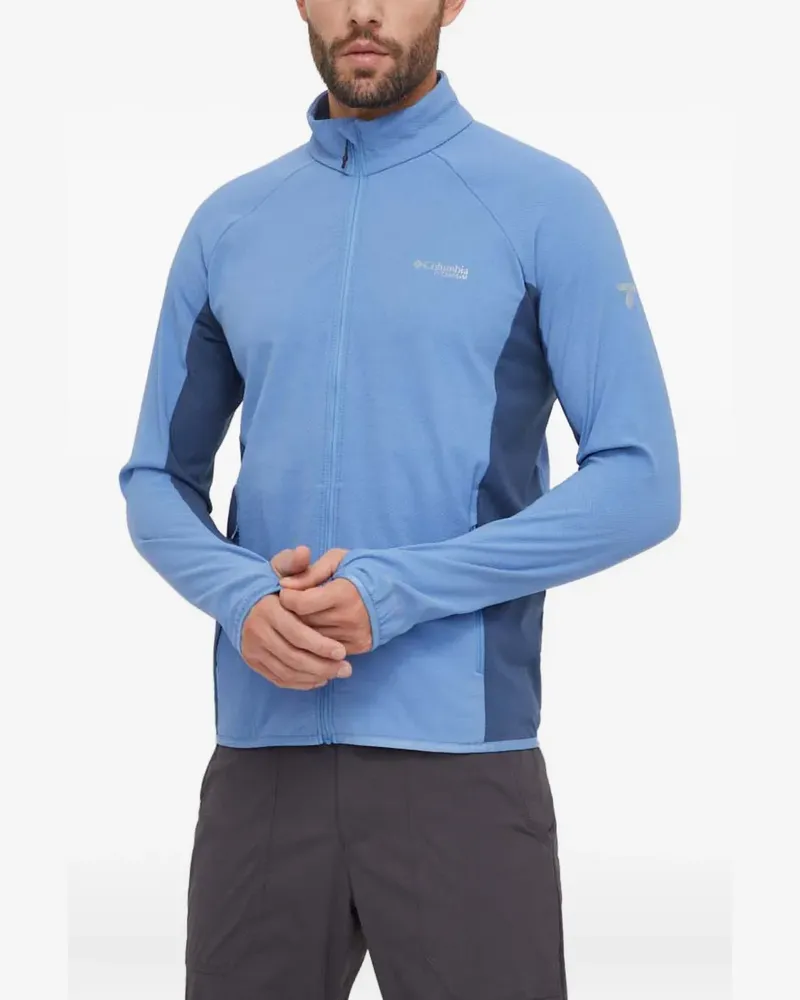 Columbia Sportswear Company Reißverschluss-Pullover in Colour-Block-Optik - Blau Blau