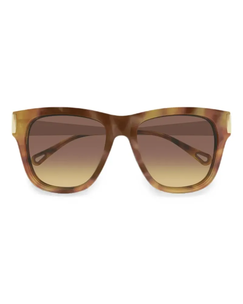 Chloé Holly Sonnenbrille in Schildpattoptik - Braun Braun