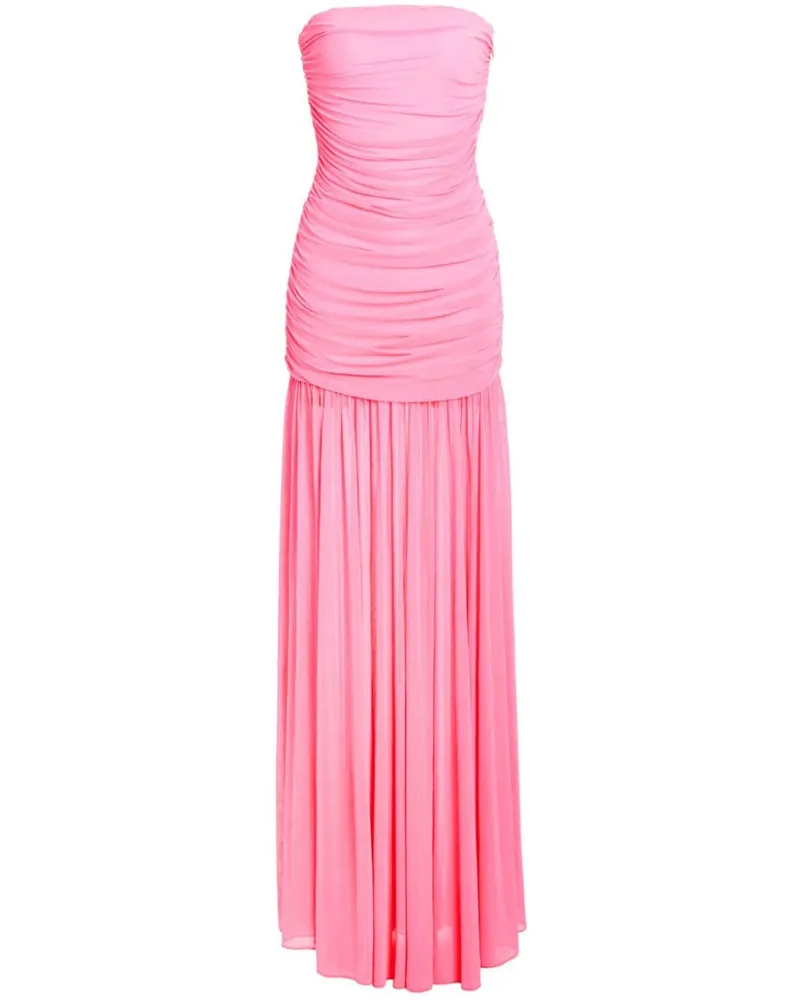Retrofête Ärmelloses Adele Kleid - Rosa Rosa
