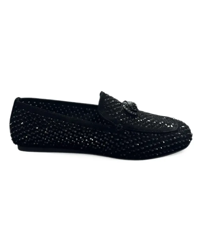 Kurt Geiger crystal-embellished loafers - Schwarz Schwarz