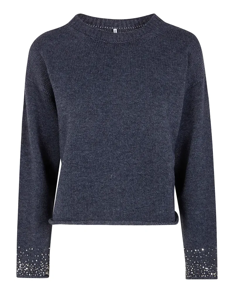 Liviana Conti Verzierter Pullover - Blau Blau