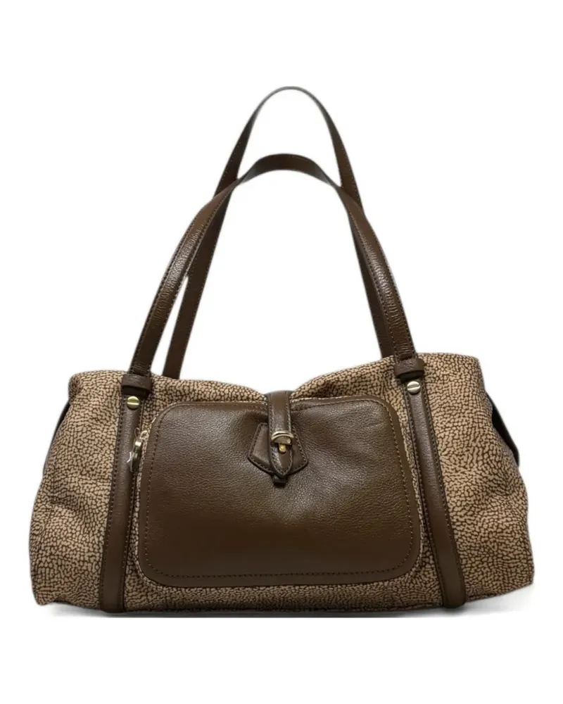 Borbonese printed shoulder bag - Braun Braun