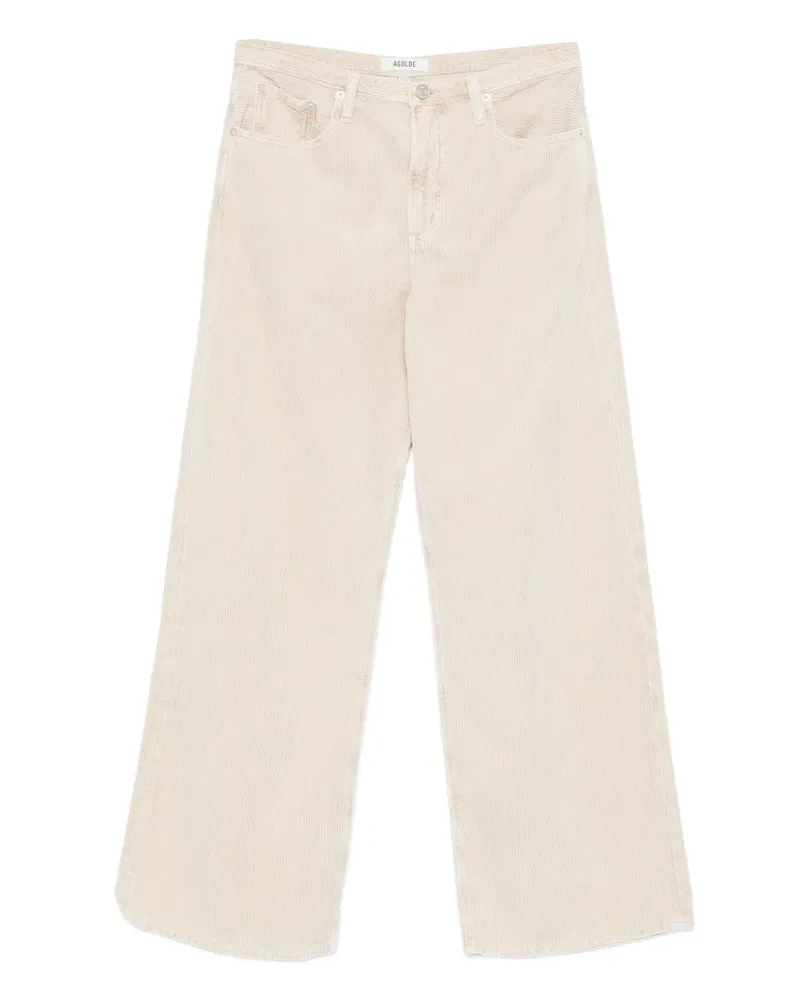 AGOLDE Keira Jeans aus Cord - Nude Nude