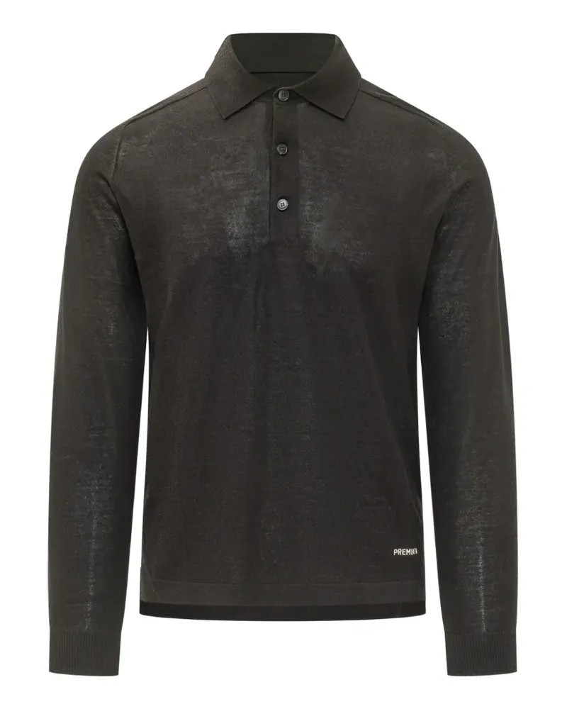 Premiata Langärmeliger Pullover - Schwarz Schwarz