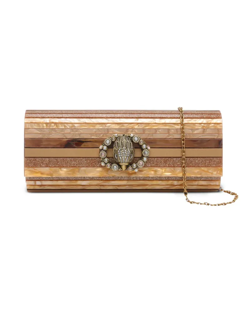 Kurt Geiger Party Eagle Clutch - Nude Nude