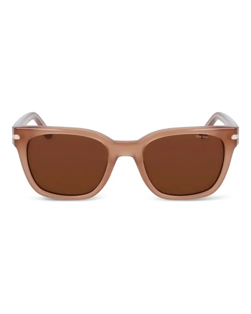 Nike Eckige Sonnenbrille - Nude Nude