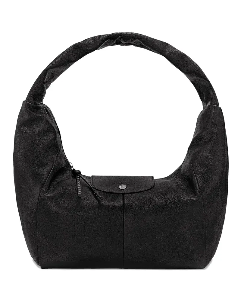 Longchamp Schultertasche aus Leder - Schwarz Schwarz