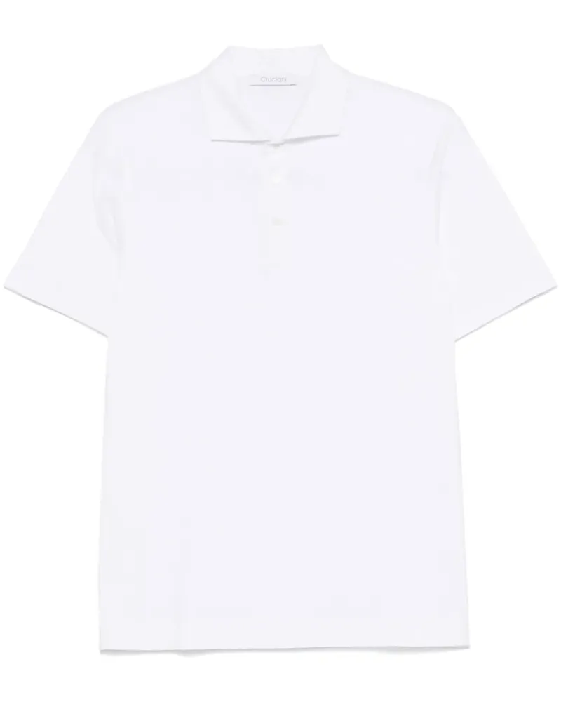 Cruciani Klassisches Poloshirt - Weiß Weiß