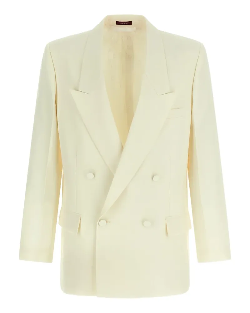 Gucci Panama double-breasted blazer - Nude Nude