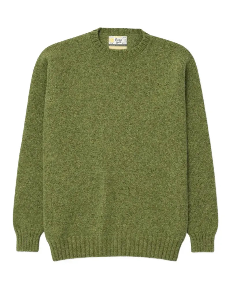 Fortela Shetland Pullover mit Rundhalsausschnitt - Grün Grün