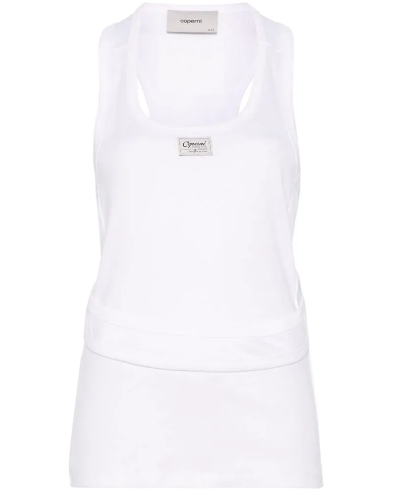 COPERNI Tanktop mit Rückenausschnitt - Weiß Weiß