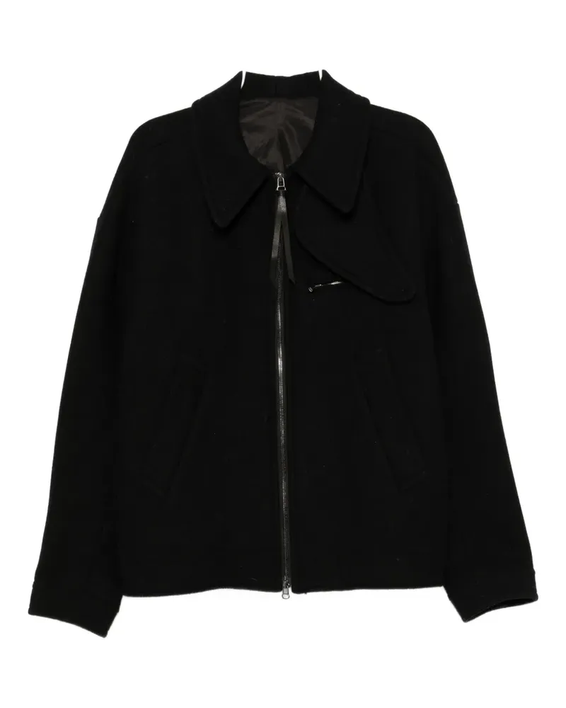 The Viridi-anne Melton jacket - Schwarz Schwarz