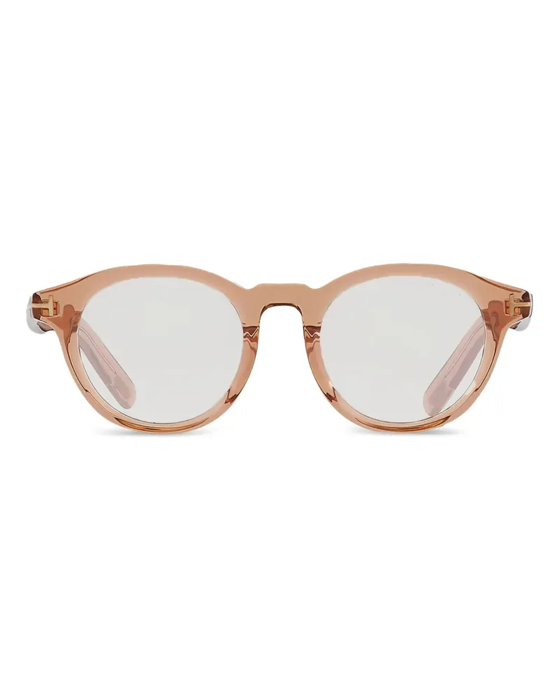 Tom Ford Sonnenbrille mit rundem Gestell - Nude Nude