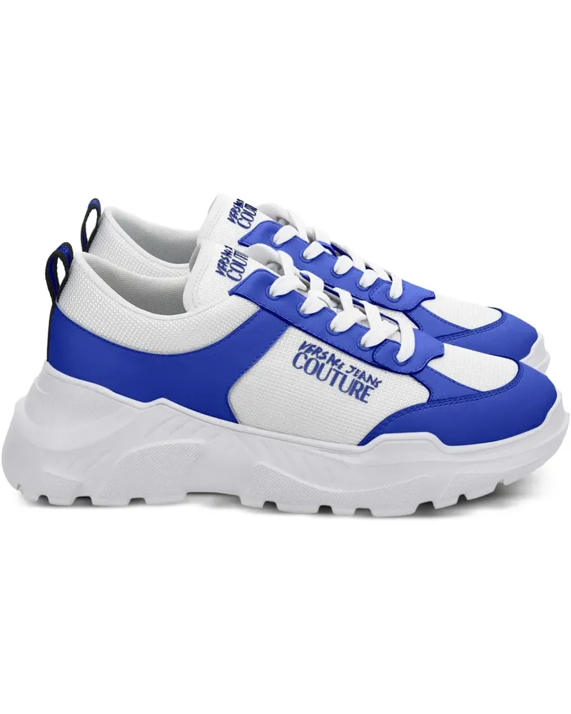 Versace Jeans Sneakers mit Logo-Applikation - Weiß Weiß