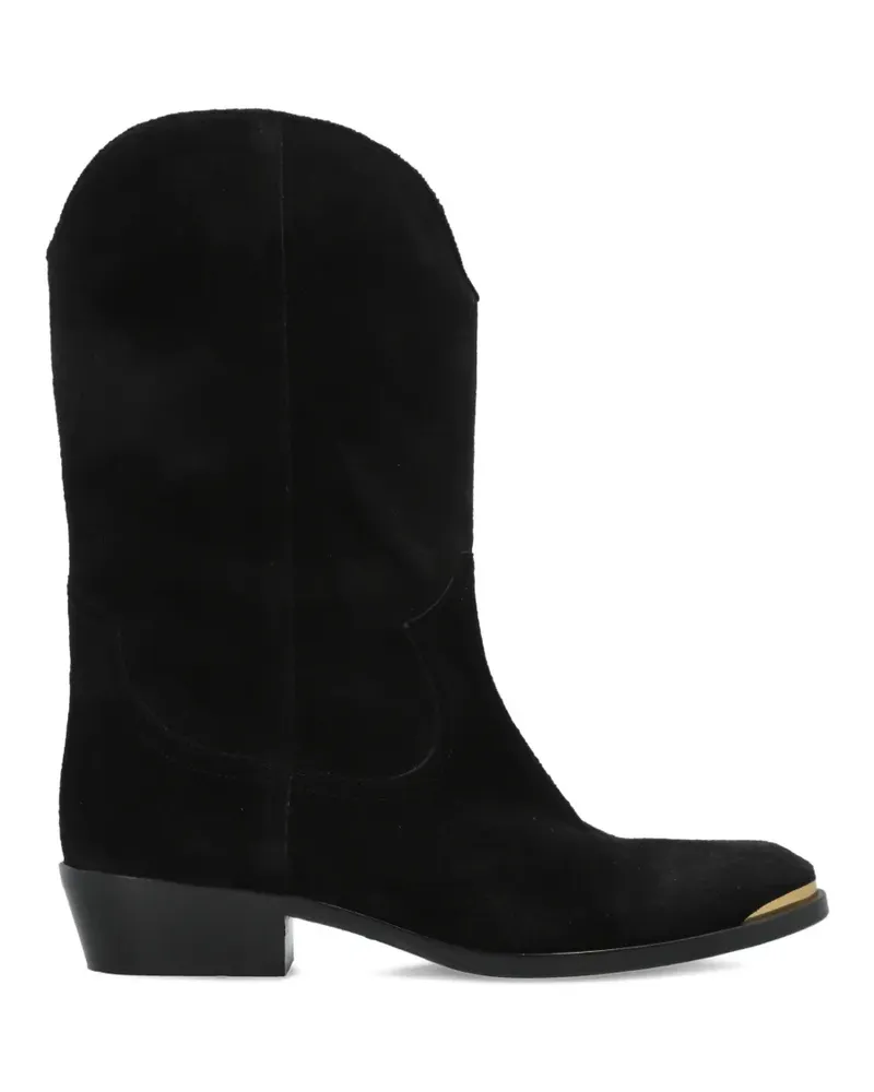 Isabel Marant block-heel cowboy boots - Schwarz Schwarz