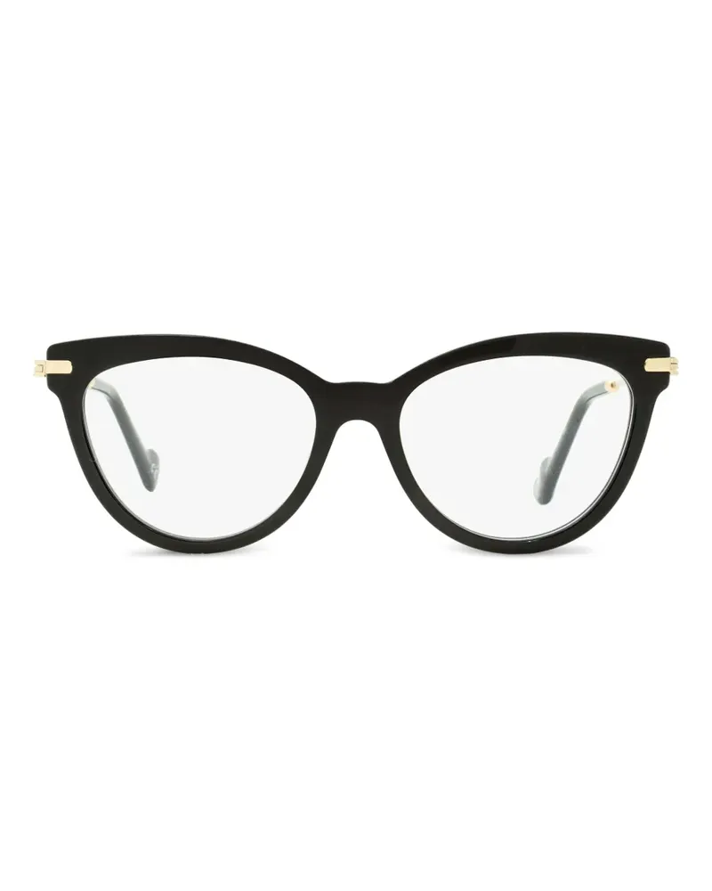 Moncler Brille im Cat-Eye-Design - Schwarz Schwarz