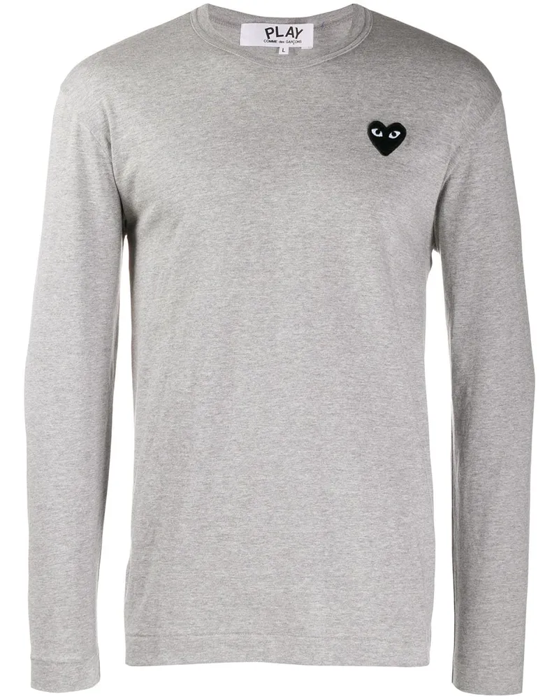 Comme des Garçons Sweatshirt mit Logo - Grau Grau