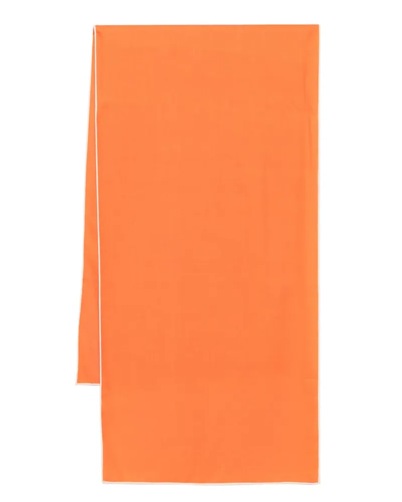 N.Peal Tipped Pashmina Schal - Orange Orange
