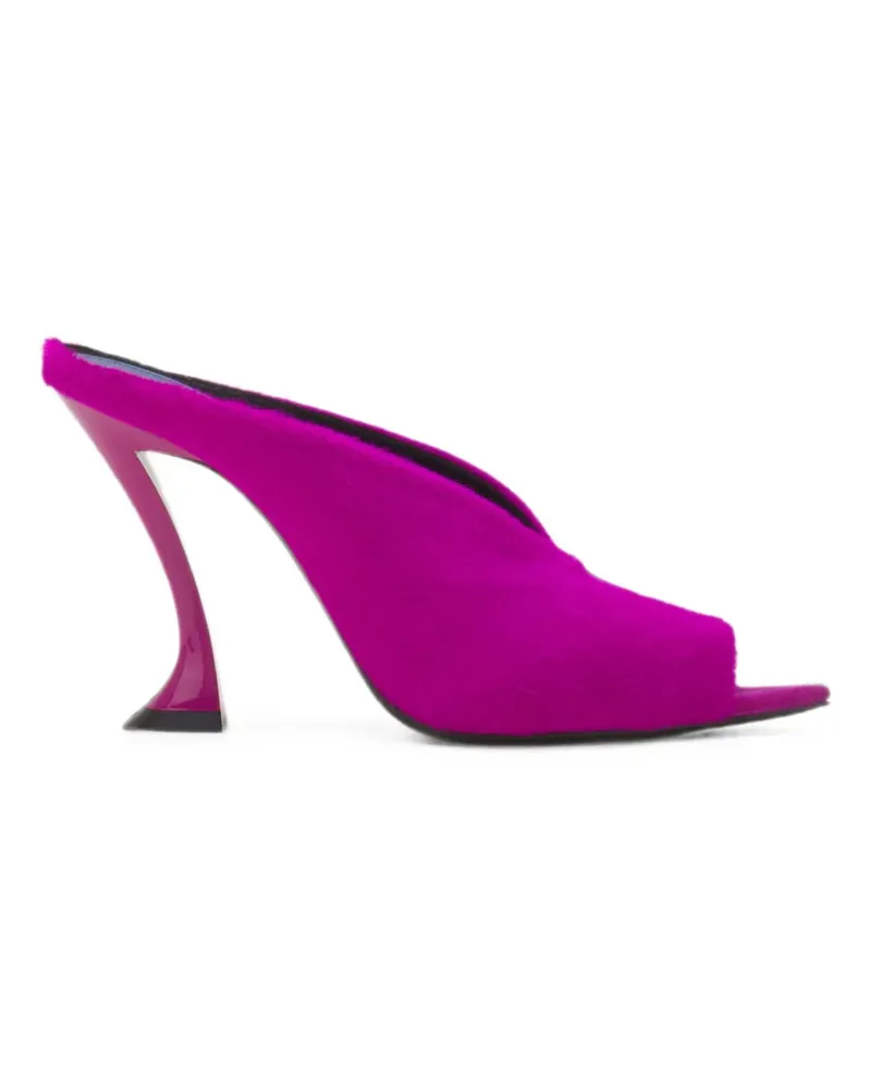 Lanvin Midnight Step Mules - Rosa Rosa