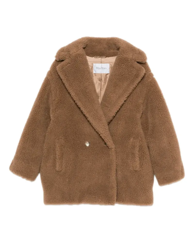 Max Mara short Teddy Bear Icon coat - camel - Braun Braun