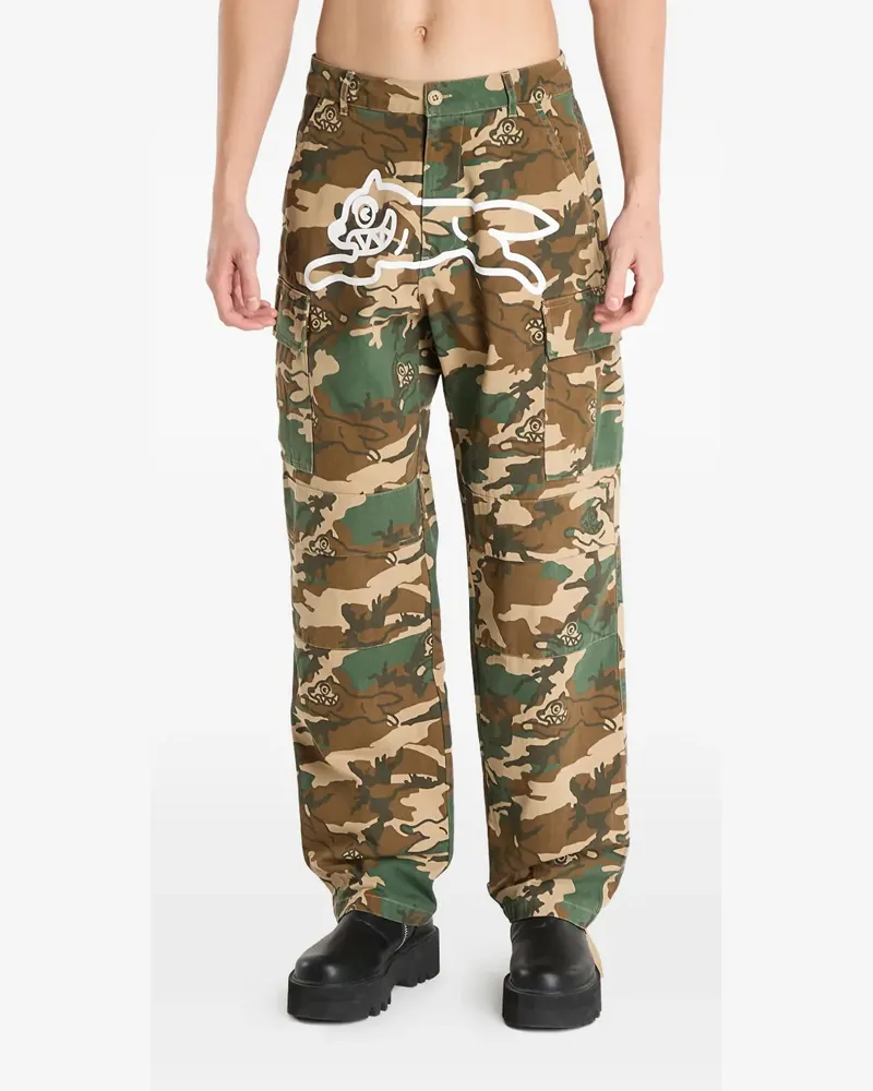 Billionaire Boys Club Running Dog Woodland Camouflage-Cargohose - Grün Grün