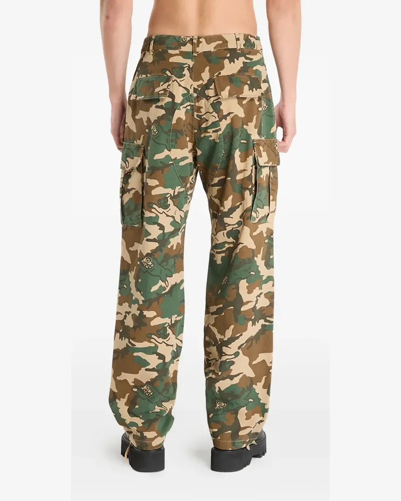 Billionaire Boys Club Running Dog Woodland camouflage cargo pants - Grün Grün