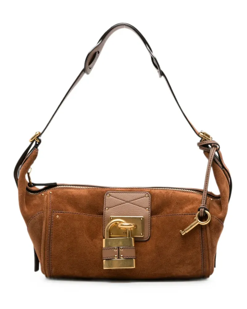 Chloé Paddington suede cross body bag - Braun Braun
