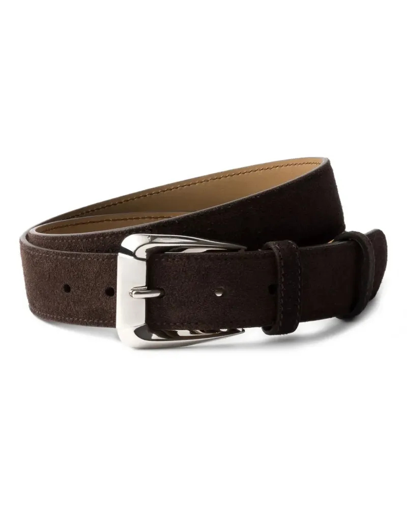 Prada Gürtel aus Wildleder - Braun Braun