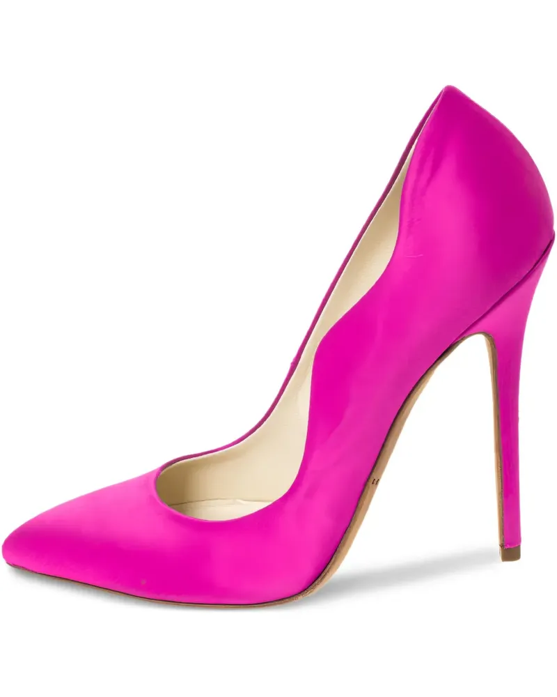 Brian Atwood Pre-owned Besame Pumps aus Satin 120mm - Rosa Rosa
