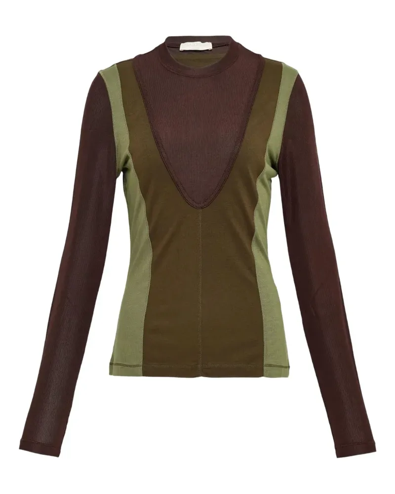 Ulla Johnson Annete long-sleeve top - Braun Braun