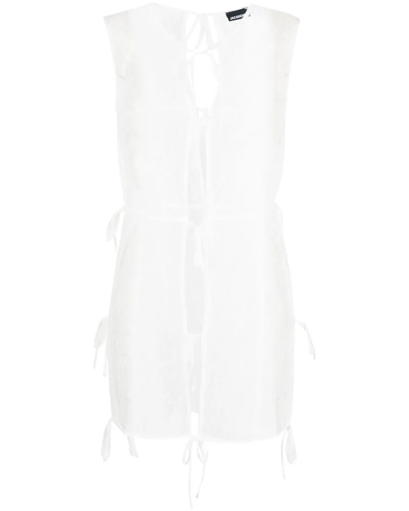 Jacquemus La Robe Minikleid - Weiß Weiß
