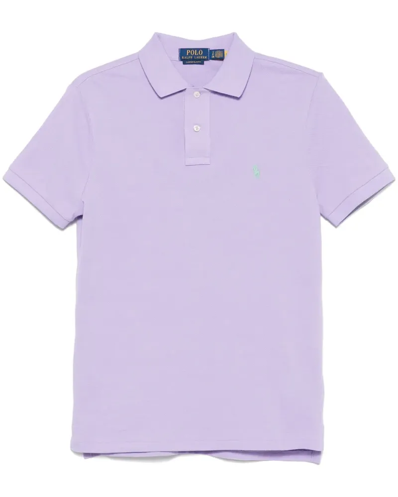 Ralph Lauren Poloshirt mit Polo Pony-Stickerei - Violett Violett