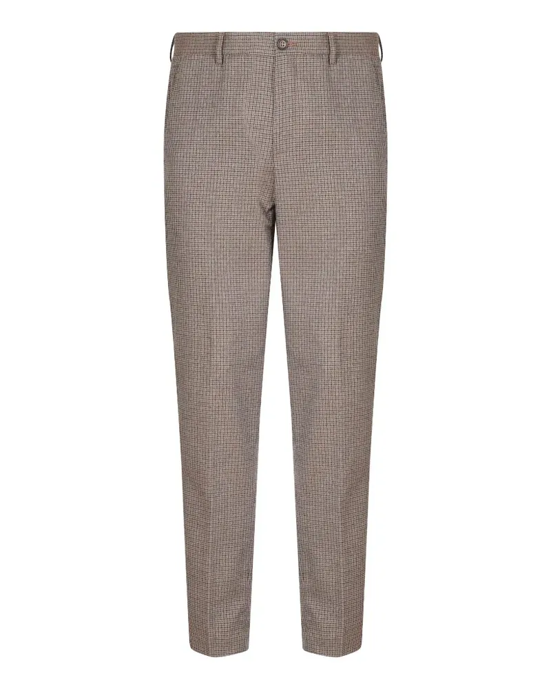 Seventy houndstooth check trousers - Braun Braun