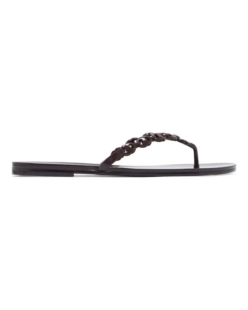 Tory Burch Gemini Link jelly flip-flops - Rot Rot